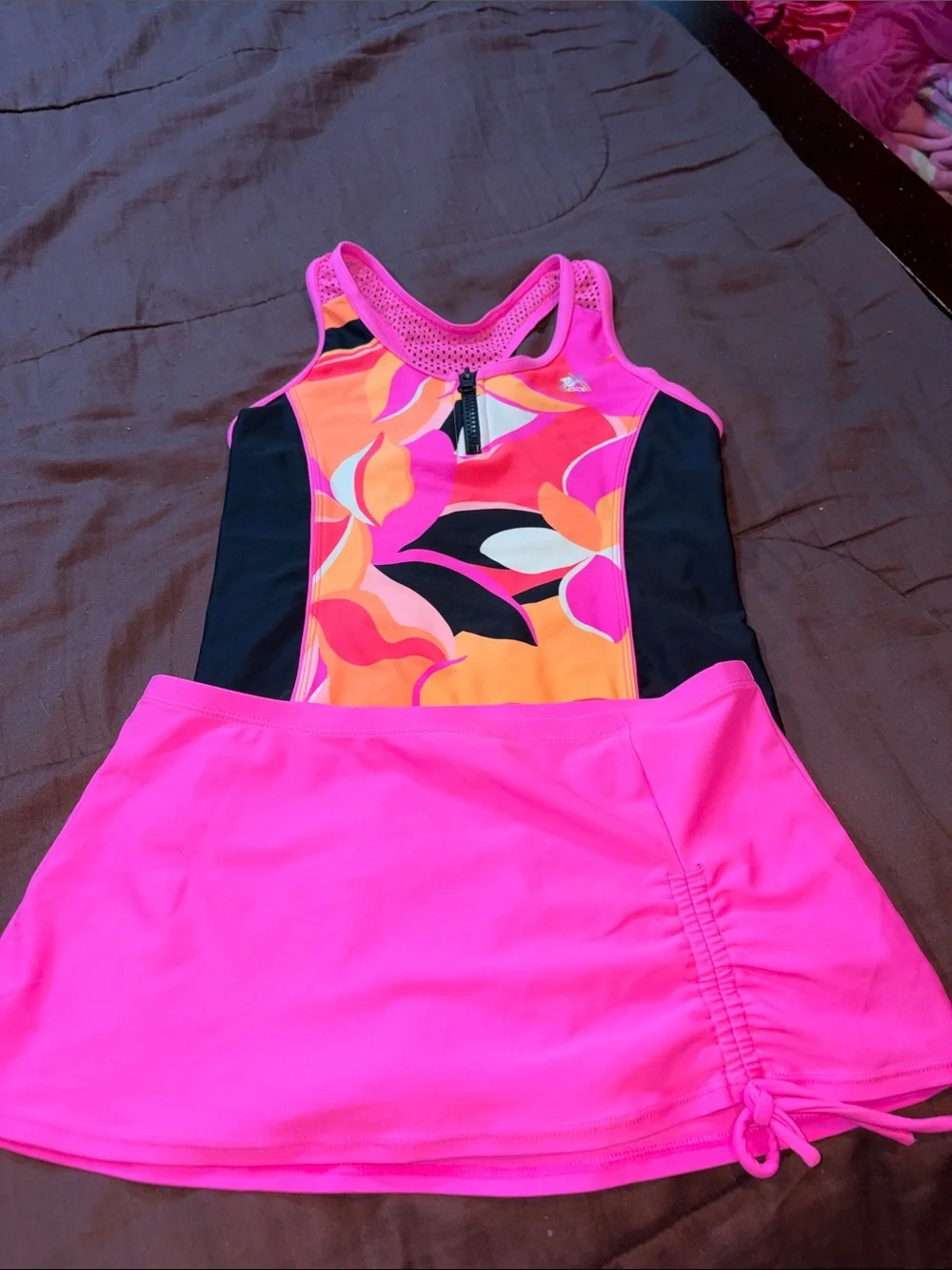 One-Piece Swimsuit by ZeroXposur Brand. EUC!